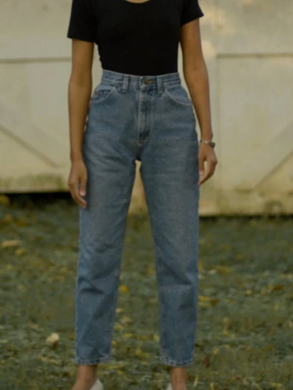 Vintage Lee USA Union Made Mom Jeans 100% Cotton High Rise Denim